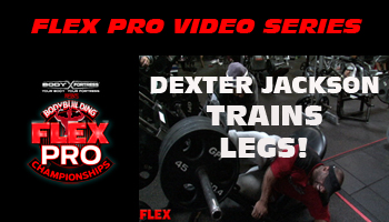 FLEX VIDEO: Dexter Jackson Trains LEGS!