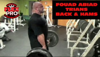 FLEX VIDEO: Fouad Abiad Trains Back & Hams