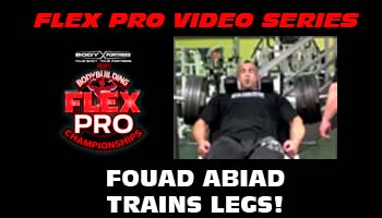 FLEX VIDEO: Fouad Abiad Trains LEGS!