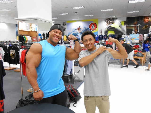 2011 Mr. Olympia Phil Heath Makes Special Appearance  at Camp Pendleton Marine Corps Base