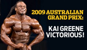 2009 AUSTRALIAN GRAND PRIX: KAI GREENE VICTORIOUS