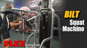Carlin Colker and the New Agassi-Reyes Bilt Squat Machine