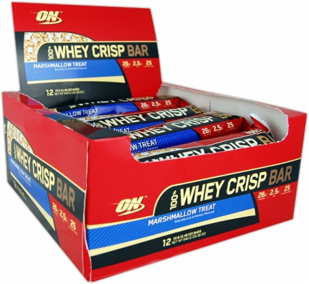 100% Whey Crisp Bars (Optimum)
