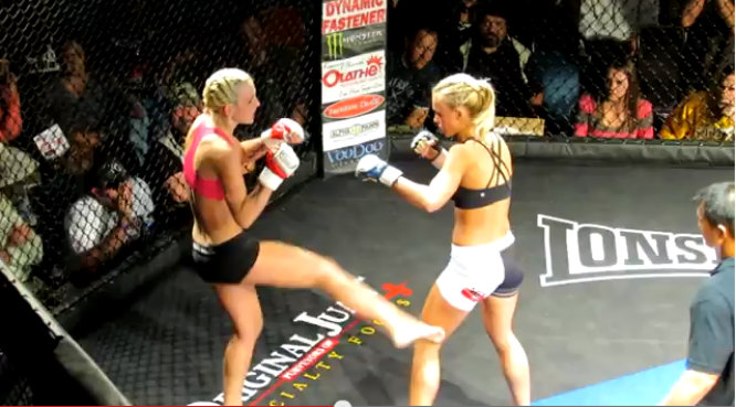NFL Cheerleader steps into the MMA Octagon [VIDEO] 