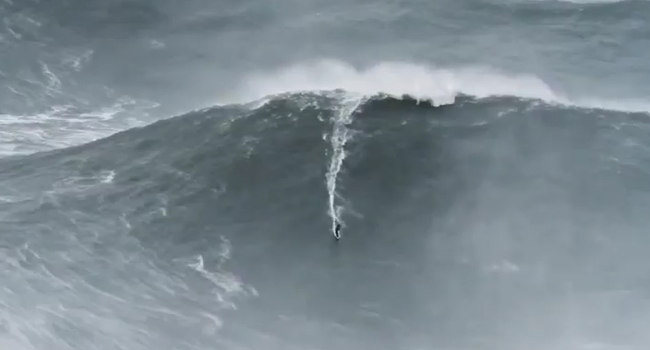 Report: Surfer Garrett McNamara Rides Record Monster Wave