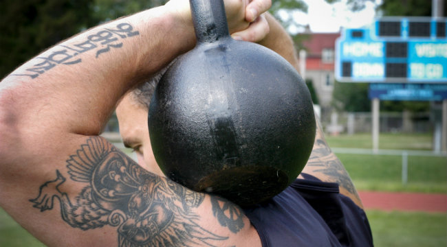 Get Crushed: Hell's Bells Kettlebell Circuit