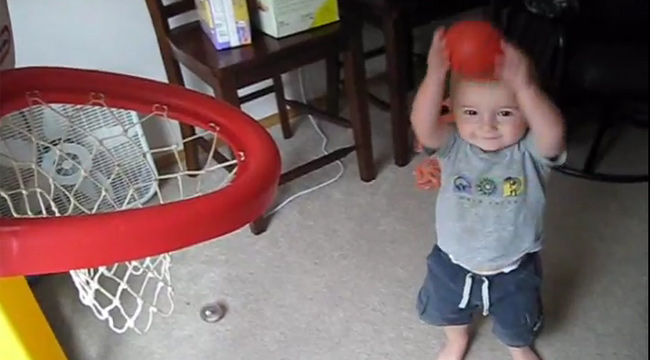 Toddler Wows With Incredible Basketball Skills