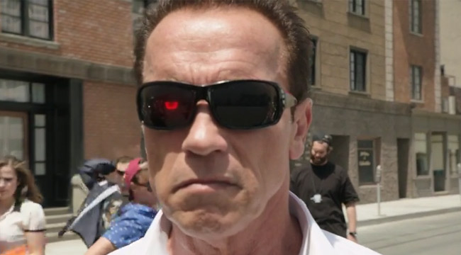 Arnold Stars in Funny Video for YouTube Comedy Week