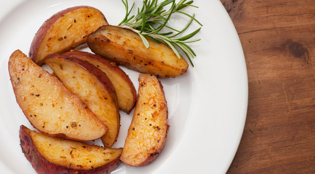 Healthy Oven-Fried Season Potato Recipe