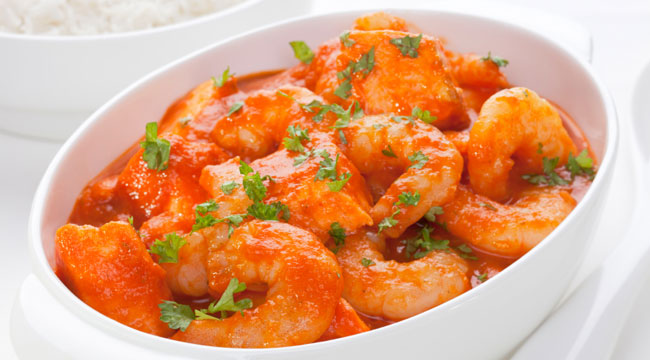 Simple, low-fat shrimp marinara recipe
