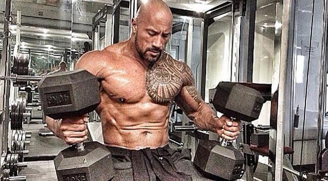The Rock Inspires with 'Hercules' Workout Pics