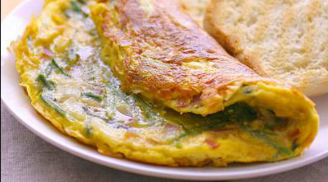 10 Minute Meal: Ham and Broccoli Frittata