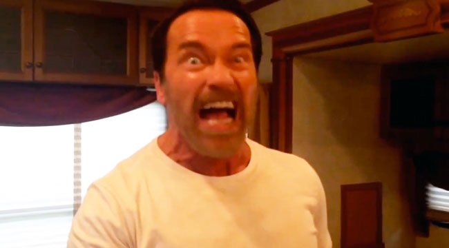 Arnold Schwarzenegger Performs His Best Movie Quotes
