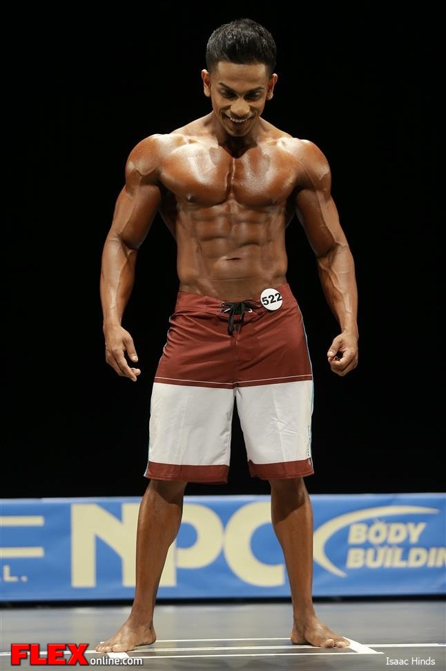 Freddy Naidu - Men's Physique A - 2013 NPC Nationals