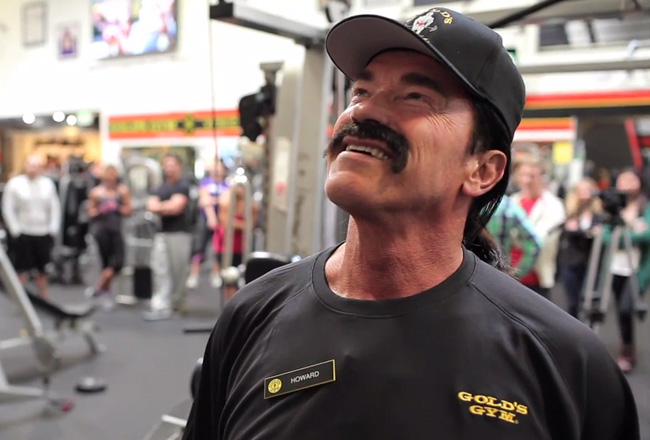 arnold undercover at gold's gym