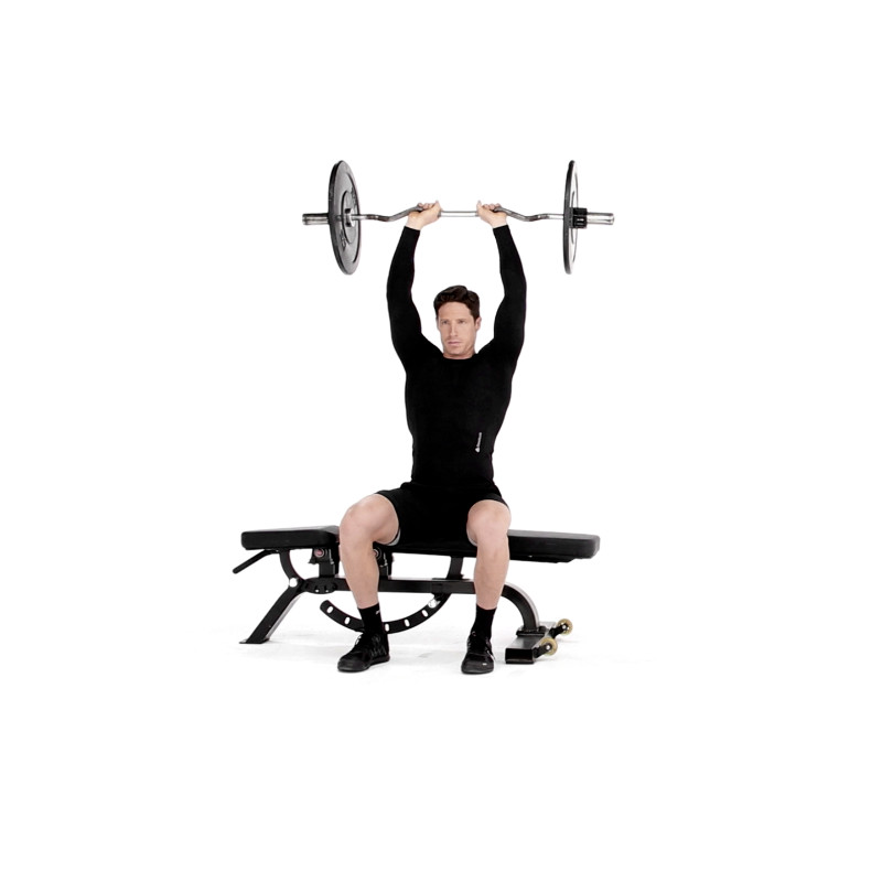 Ez Bar Overhead Triceps Extension