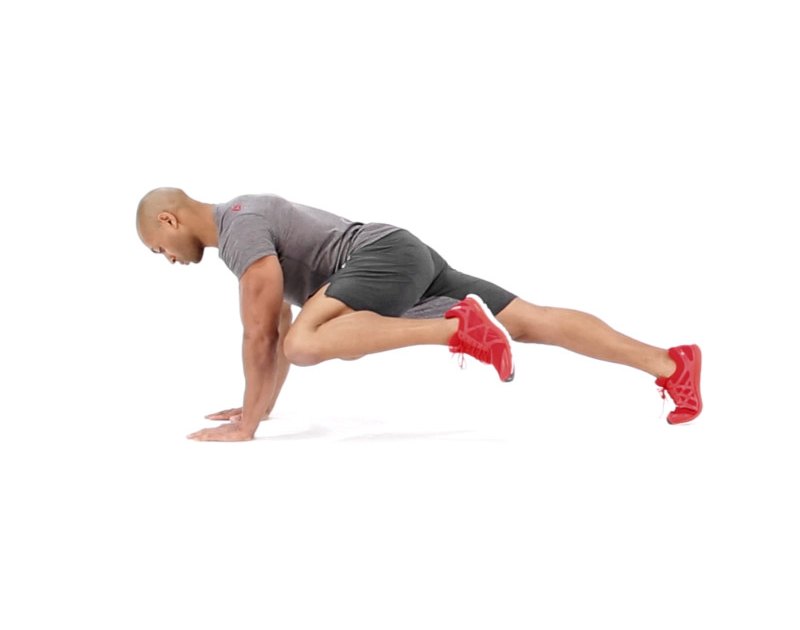 Knee-to-Outside-Elbow Plank