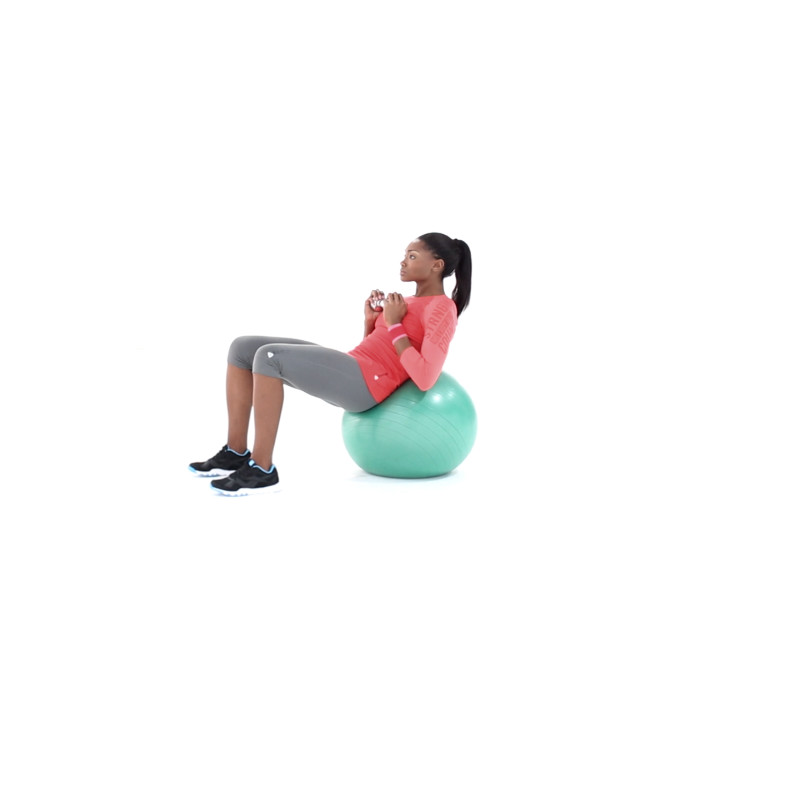 Weighted Swiss Ball Crunch Exercise Video Guide Muscle & Fitness