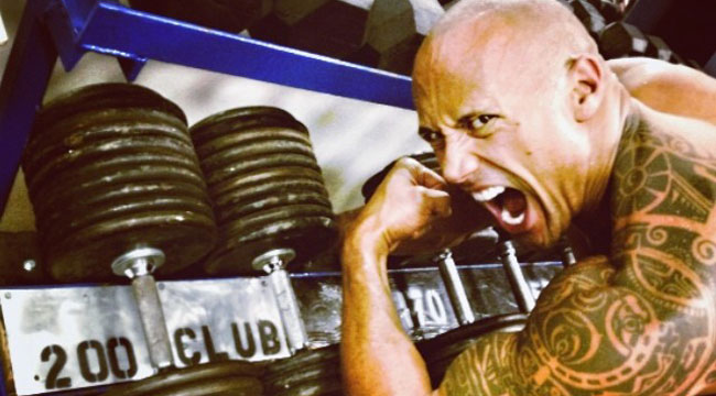 Focus! The Rock Demands 100%, No Exceptions | Muscle & Fitness