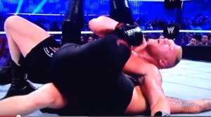 Brock Lesnar Ends The Undertaker's Winning Streak