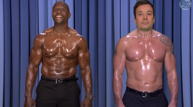 Terry Crews And Jimmy Fallon S Epic Nip Synching Session Muscle Fitness