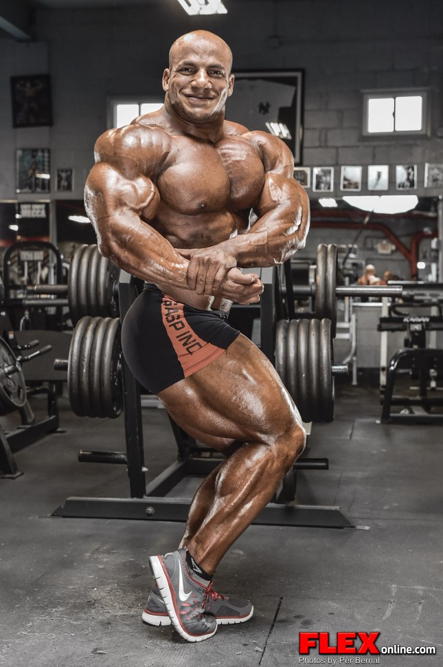 Mamdouh &quot;Big Ramy&quot; Elssbiay after the 2014 New York Pro