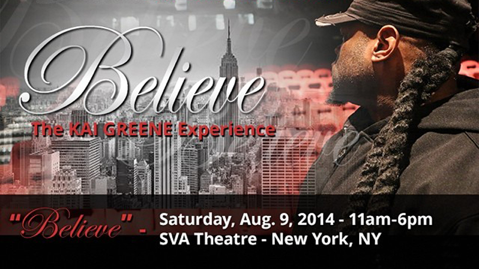 "Believe", the Kai Greene Experience