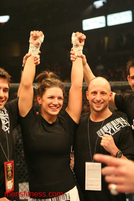 Gina Carano in Action | Muscle & Fitness