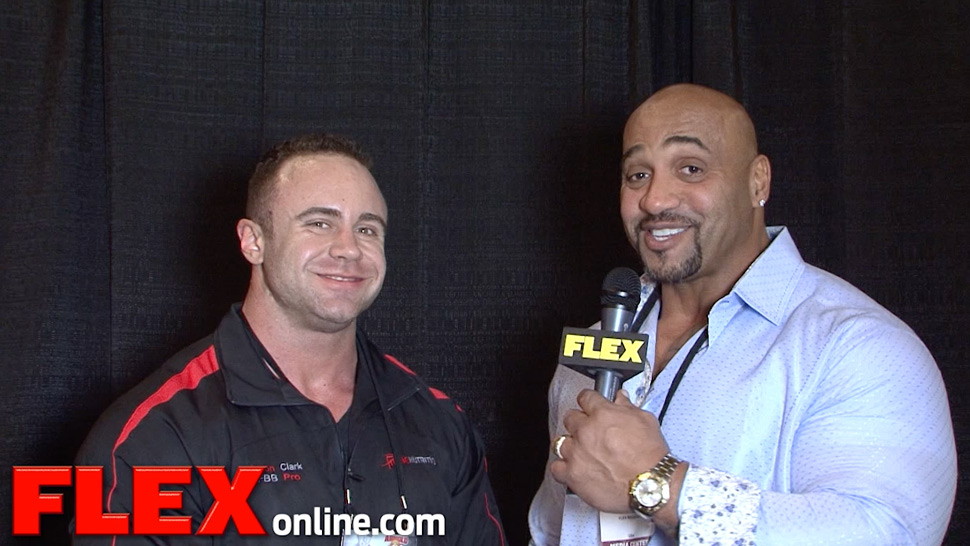 Aaron Clark at the 2015 Arnold Sports Festival