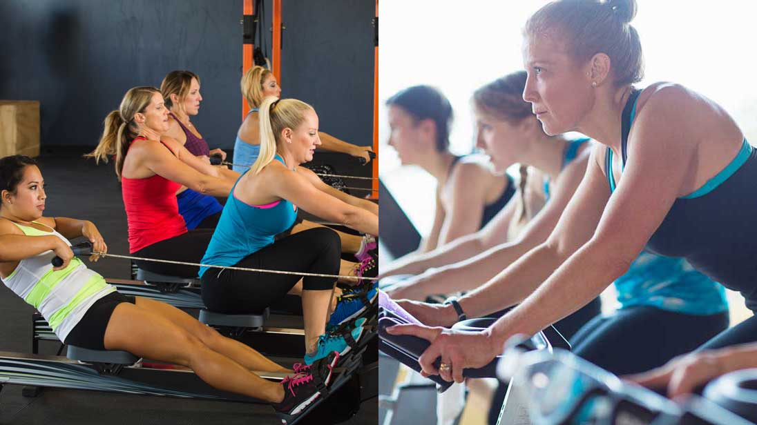 CARDIO COMBAT Rowing vs. Cycling Muscle &amp; Fitness