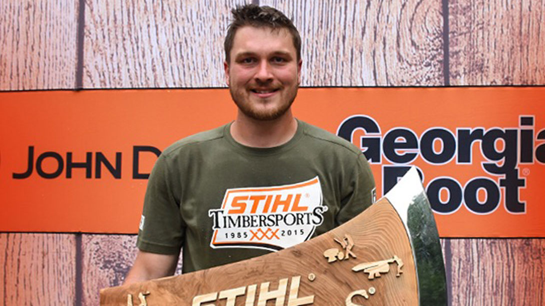 Matt Cogar Wins Third Consecutive STIHL Timbersports U.S. Championship