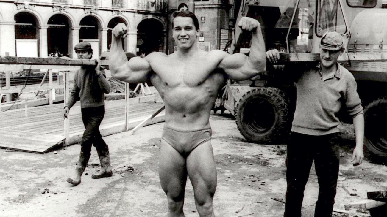 Arnold Posing in 1967