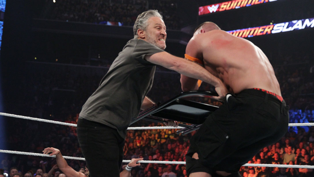 Seth Rollins defeats John Cena at WWE Summerslam