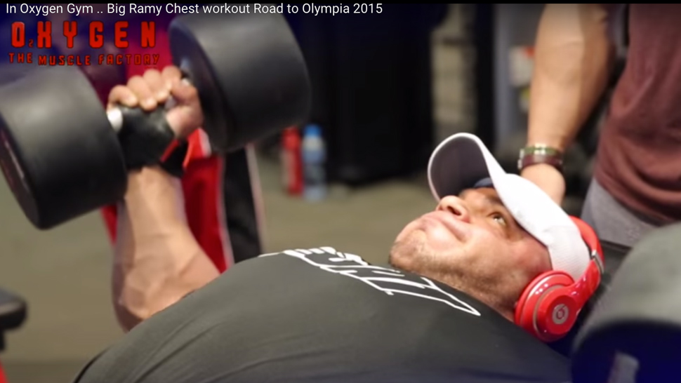 Big Ramy Trains Chest in Preparation for the 2015 Olympia
