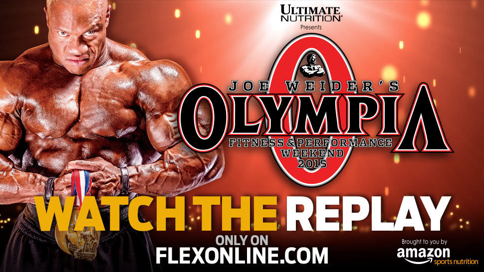 Watch the Replay of the 2015 Mr. Olympia Finals!