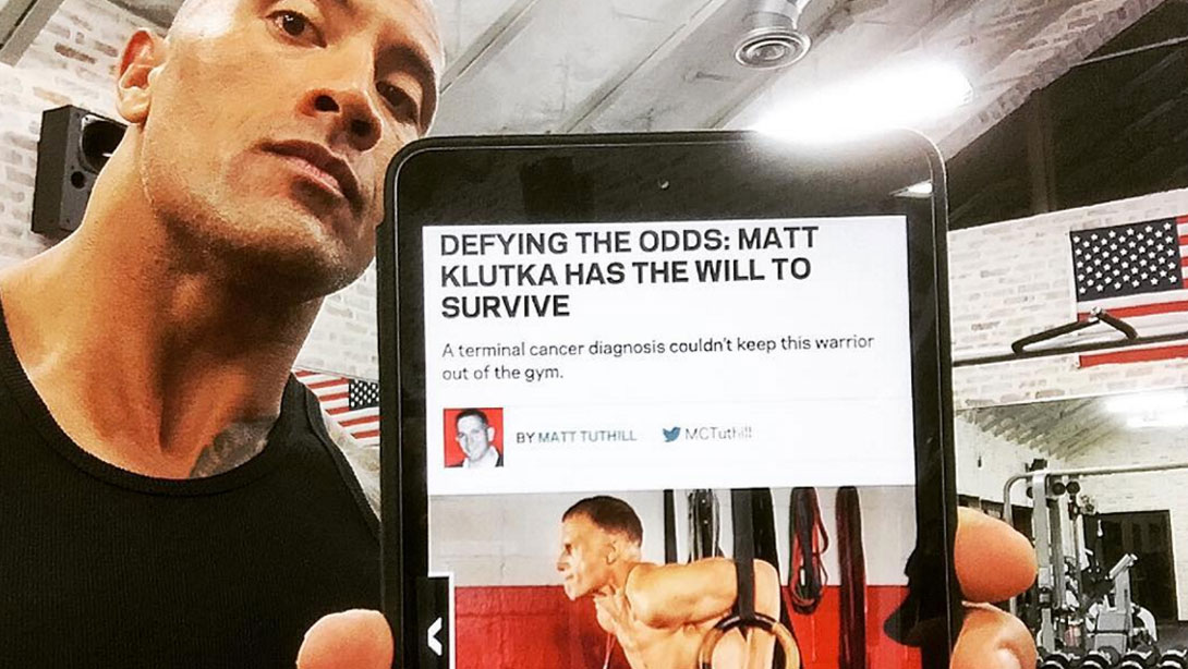 Keep Pushing: The Rock Reaches Out to Sick Fan | Muscle & Fitness