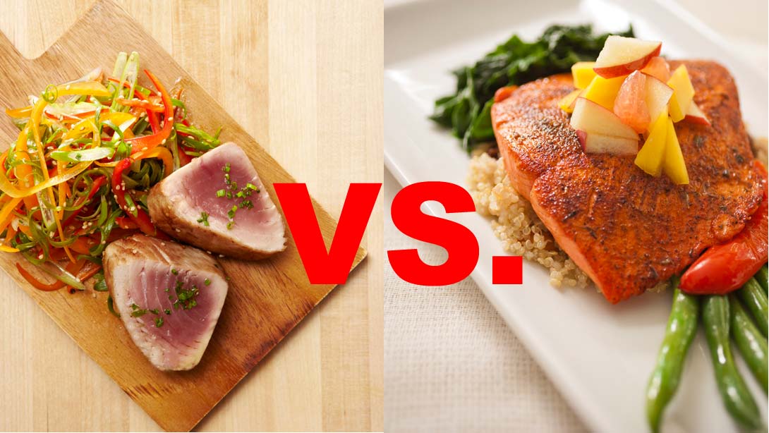 Tuna vs. Salmon