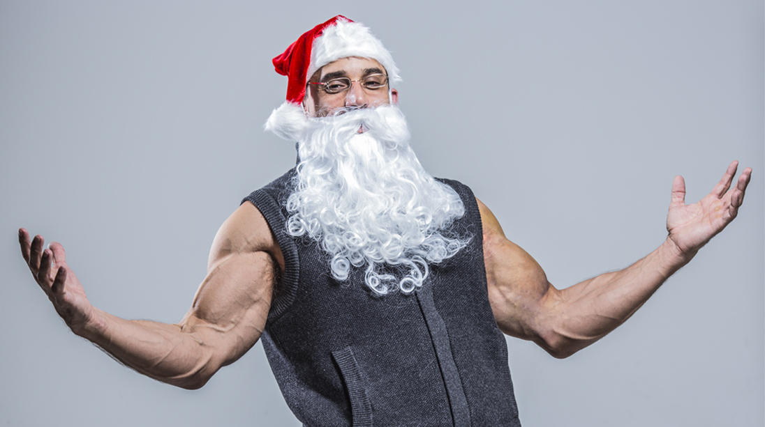 Ho-Ho-WHOA! Santa’s Transformation to Jolly to Jacked