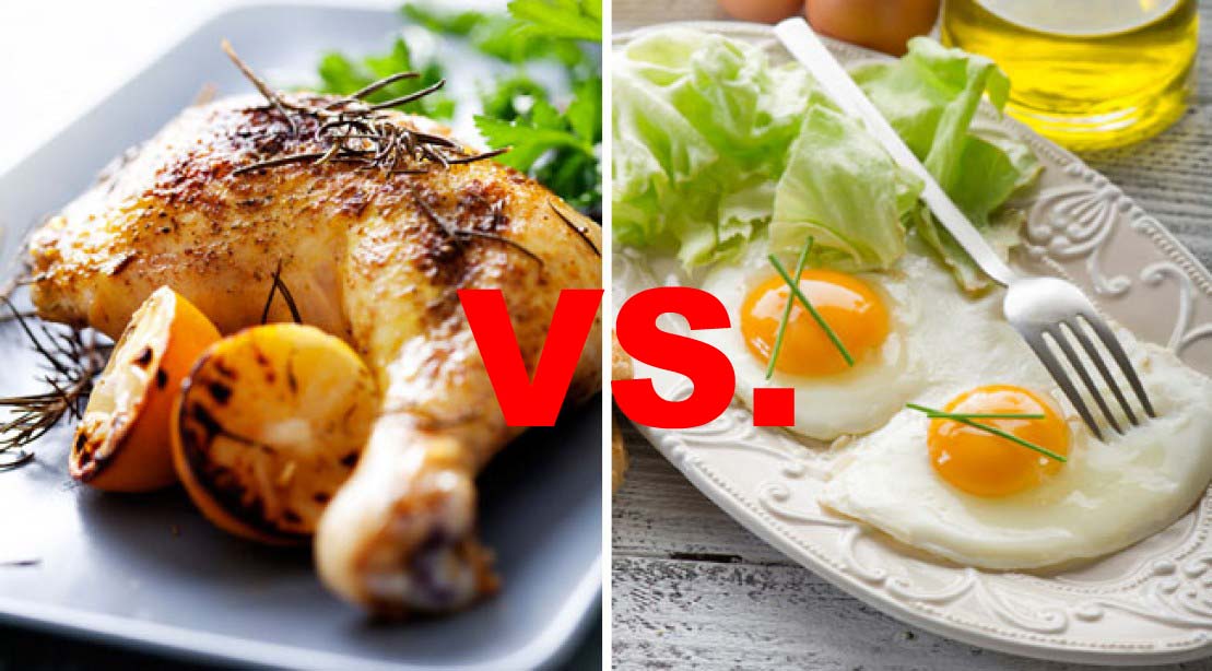 chicken vs. eggs