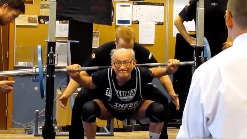91 Year Old Power Lifter Still Going Strong