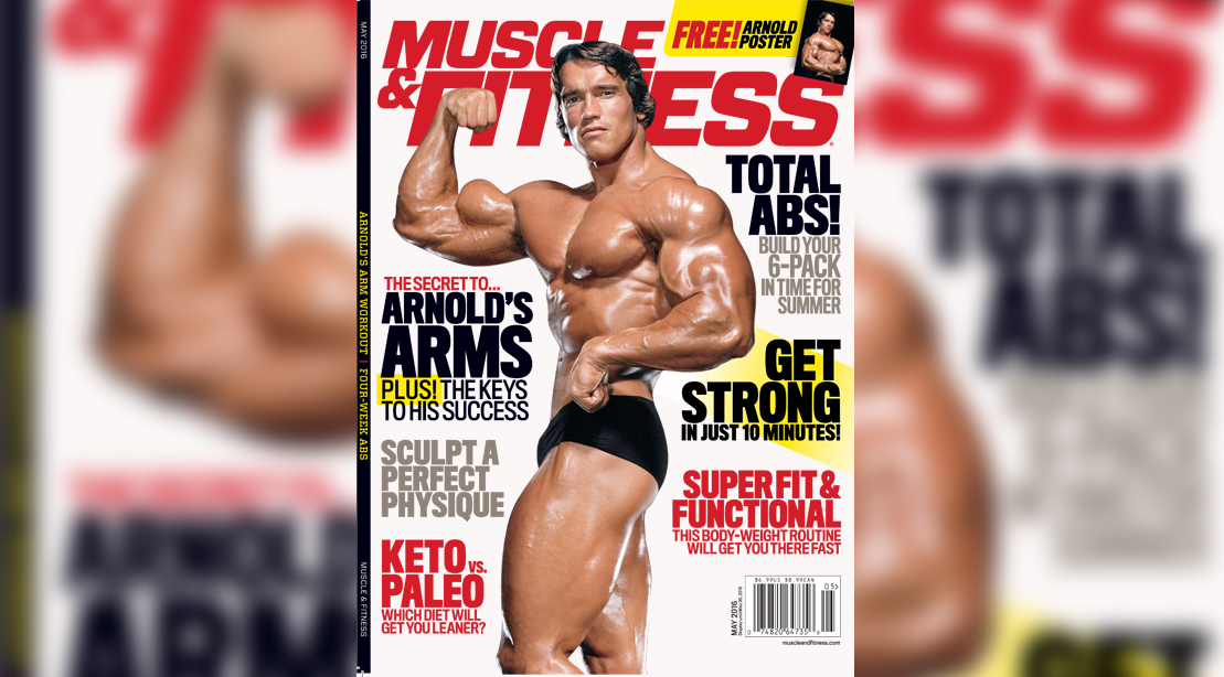 Arnold Hosts Virtual Workout, Unveils New M&F Cover