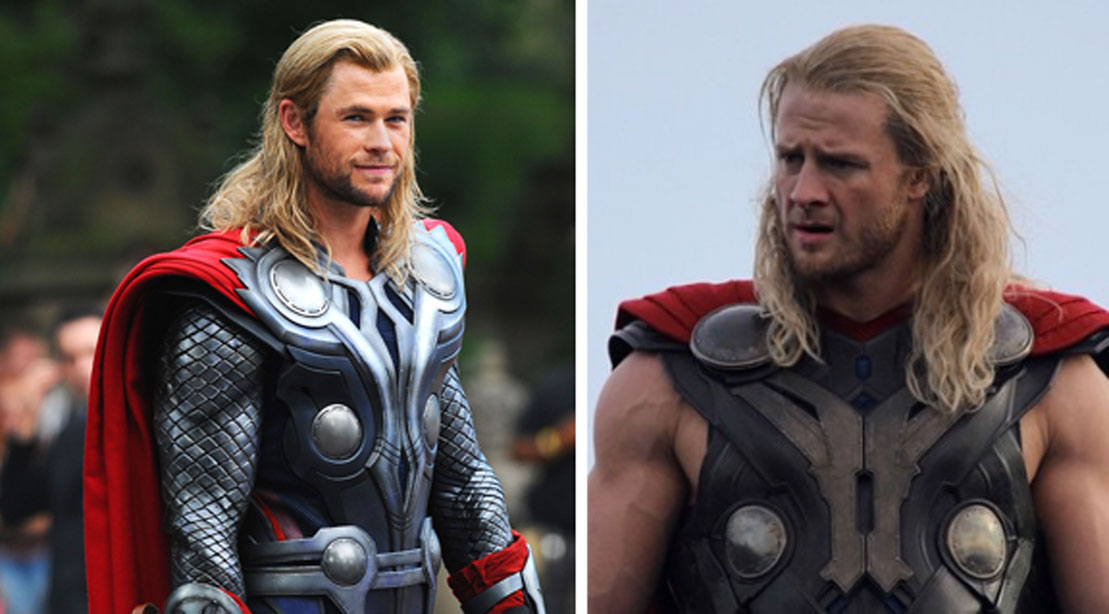 Chris Hemsworth's Stunt Double Goes to Extremes to Look Like Thor