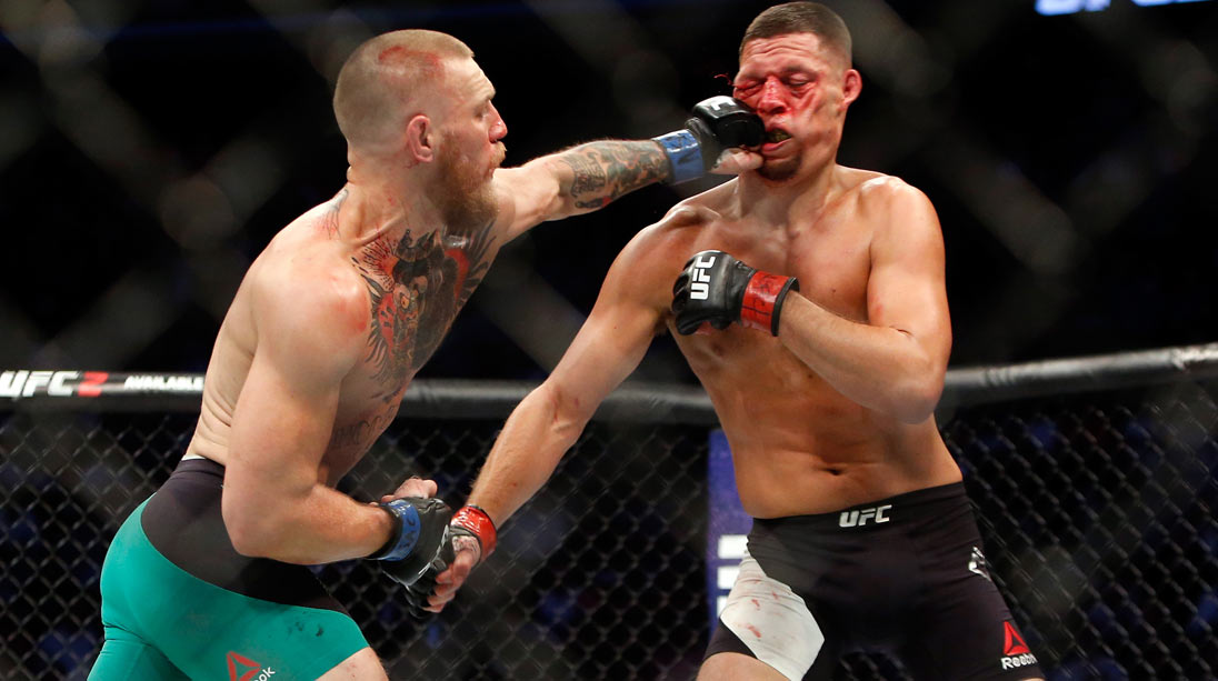 Conor McGregor Defeats Nate Diaz By Majority Decision at UFC 202