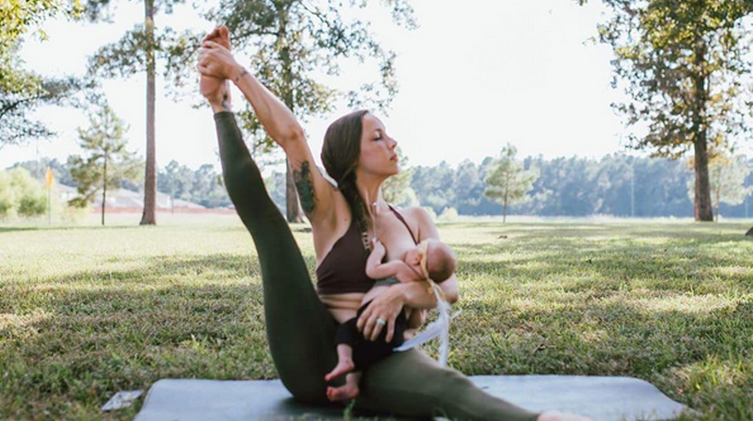 Advanced Yoga Meets Breastfeeding | Muscle & Fitness