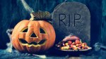 Jack-o-Lantern and Halloween Candy