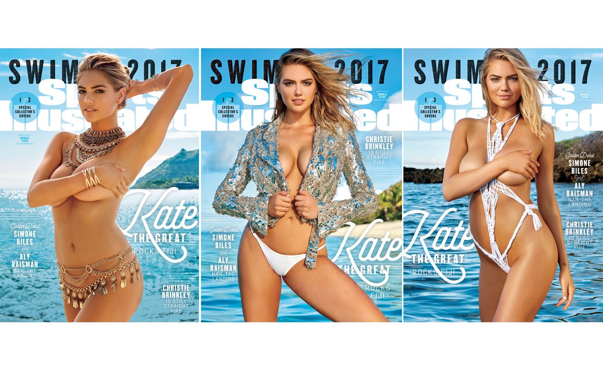Kate Upton scores 3 covers for the 2017 'Sports Illustrated' Swimsuit Issue