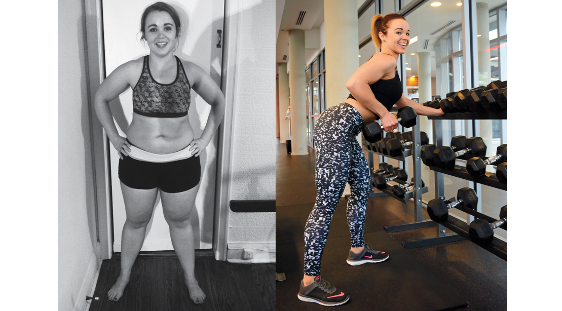 Woman loses 52 pounds in less than a year.