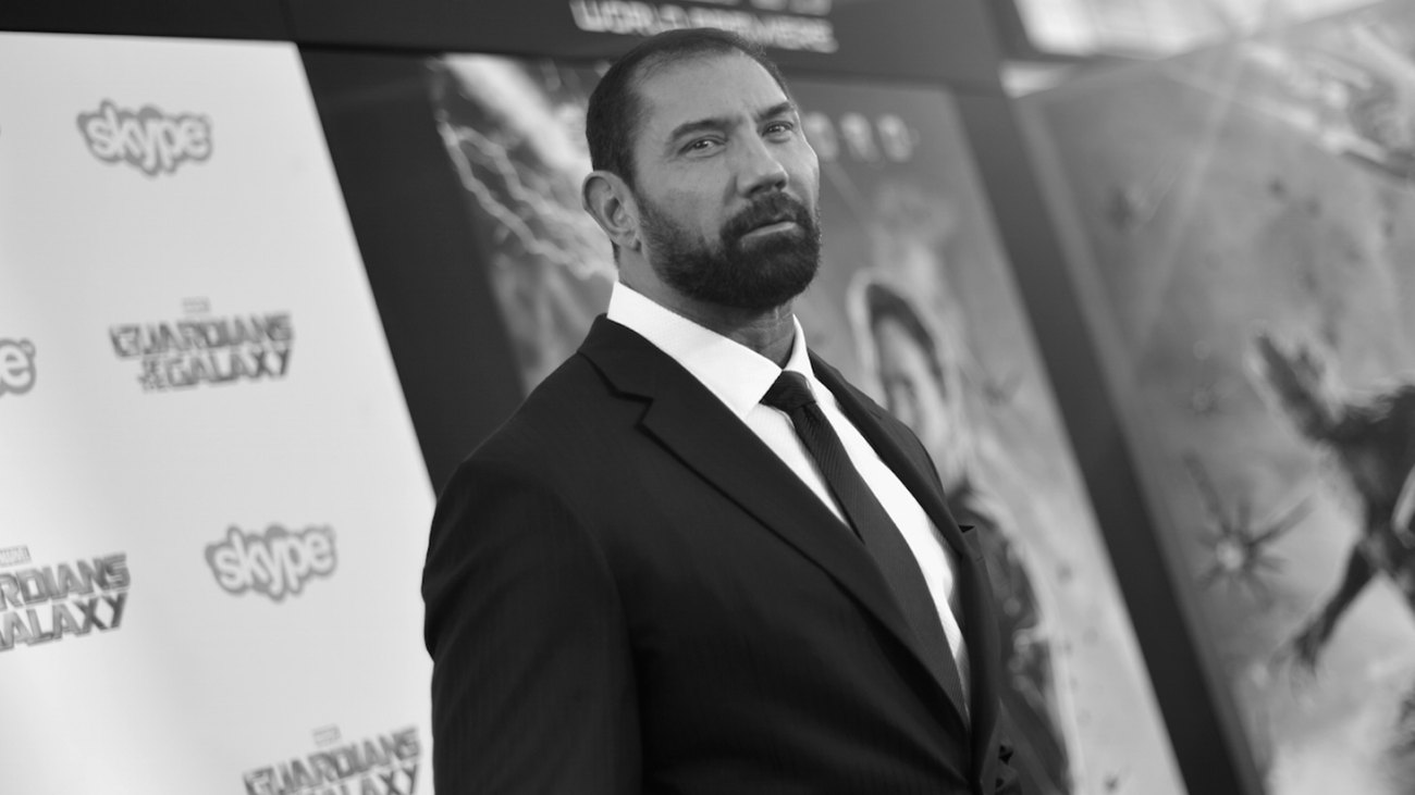 Actor Dave Bautista attends the after party for The World Premiere of Marvels epic space adventure Guardians of the Galaxy, directed by James Gunn