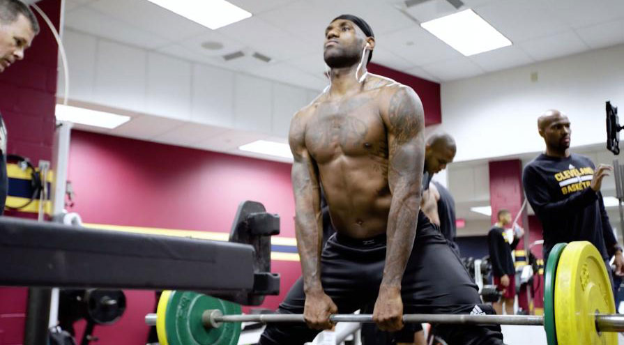 LeBron James Crushes 2017 NBA Playoffs Workout - Muscle & Fitness