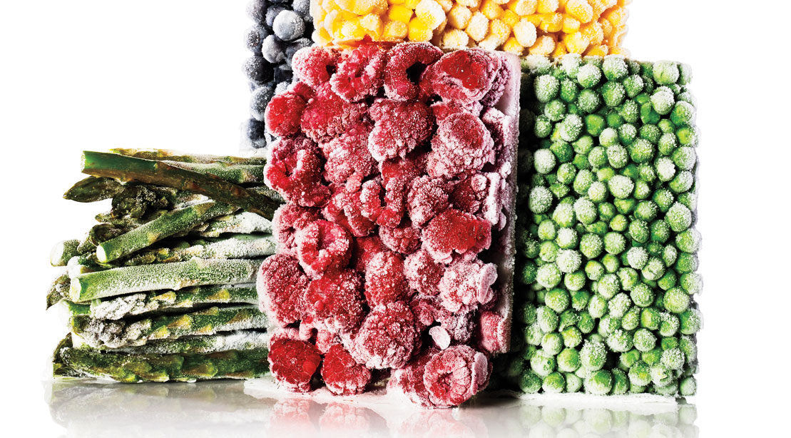 Frozen fruits and vegetables